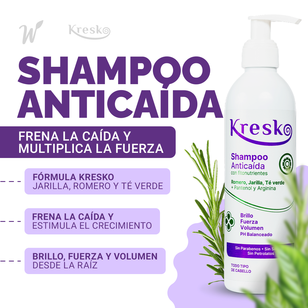Shampoo ANTICAÍDA 300 ml