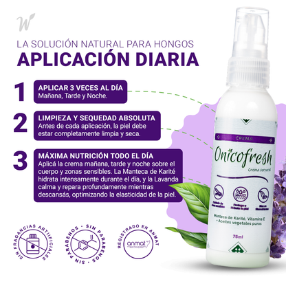 Crema Antihongos CUERPO y ZONAS SENSIBLES 75 ml
