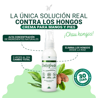 Crema para Talones agrietados, Hongos en Uñas y Piel de manos 75 ml