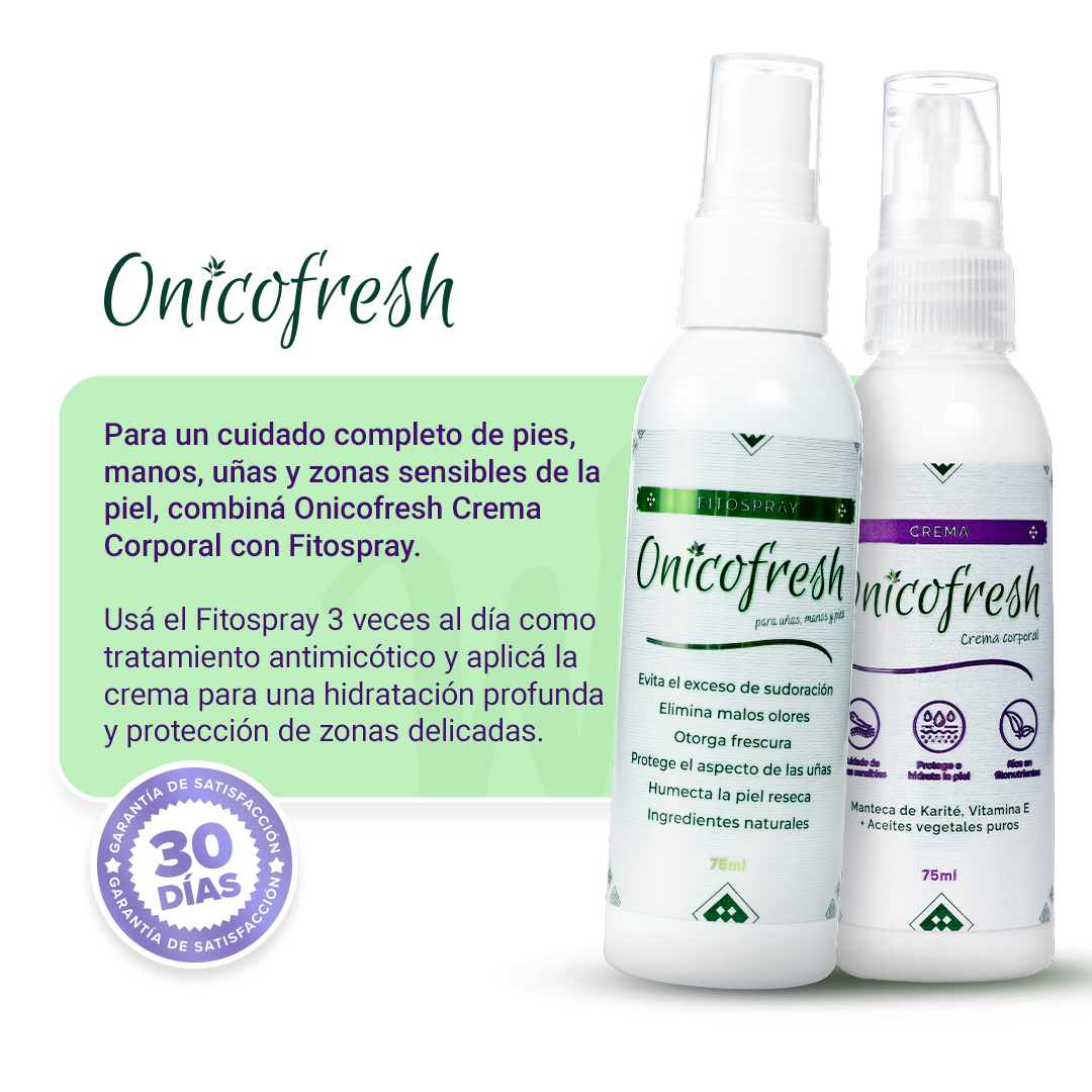 Kit Antihongos Fitospray Uñas + Crema Corporal 75 ml c/u