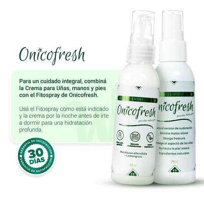 Kit Antihongos Fitospray Uñas + Crema Manos y Pies 75 ml c/u