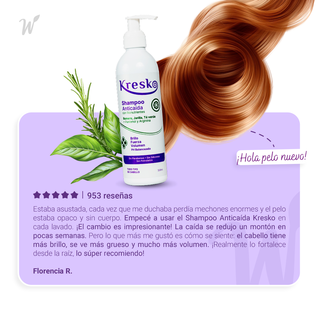 Shampoo ANTICAÍDA 300 ml